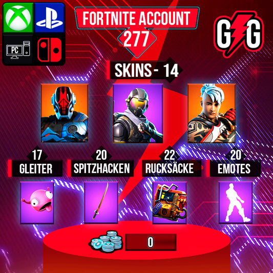 Fortnite OG Account - 13 Skins | Rogue Agent | Ronin | The Foundation