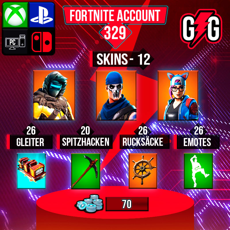 Fortnite OG Account - 12 Skins | OG STW | Lynx | Zenith