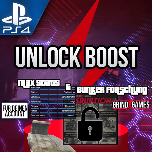 PS4 - GTA V Unlock Boost