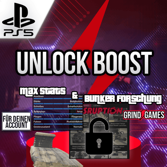 PS5 - GTA V Unlock Boost