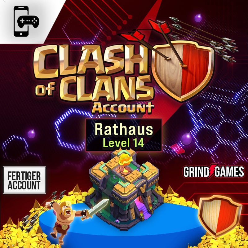 Mobile - Clash of Clans Account RH14 All Maxed