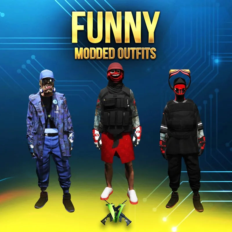 PC - GTA V Funny Modded Outfit Pack - Grand Theft Auto V