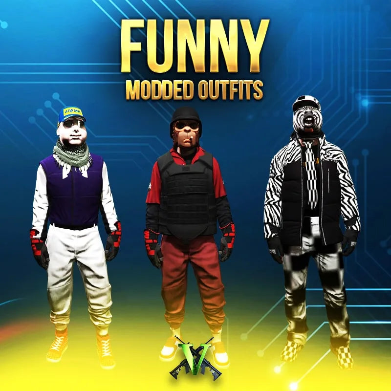 PC - GTA V Funny Modded Outfit Pack - Grand Theft Auto V