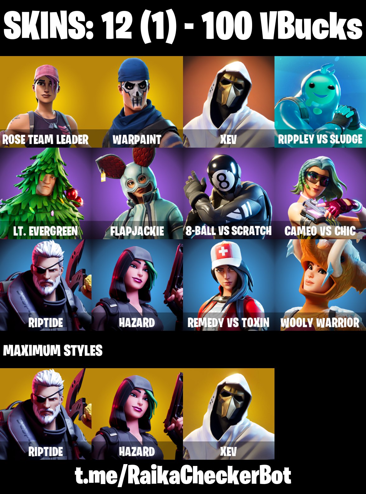 Fortnite OG Account - 12 Skins | OG STW | Fusion | Rippley Vs Sludge