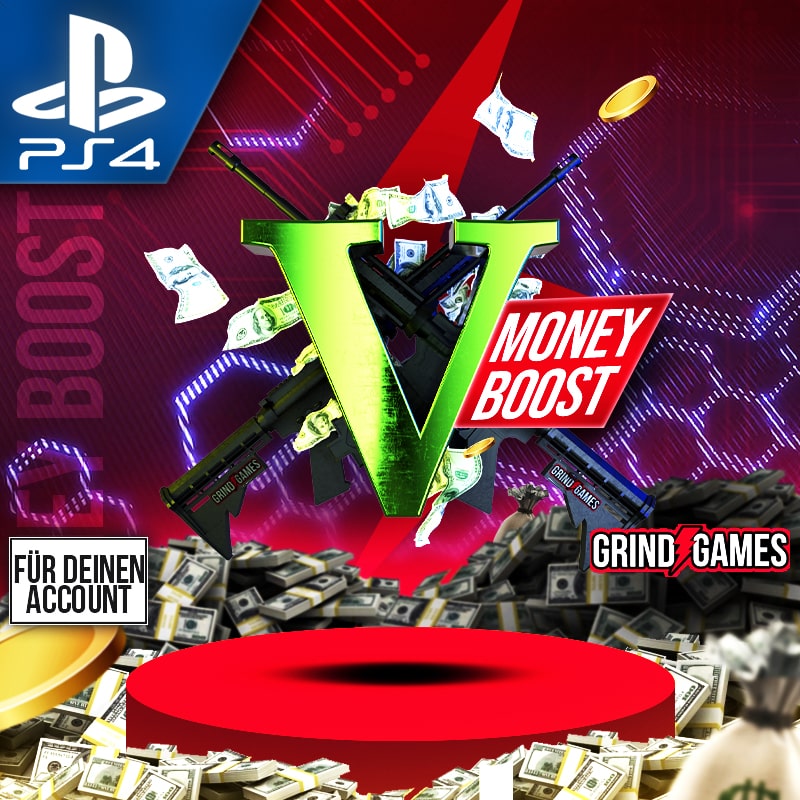 PS4 - GTA V Cash Boost (10 Mio. - 150 Mio. GTA$) - Grand Theft Auto V