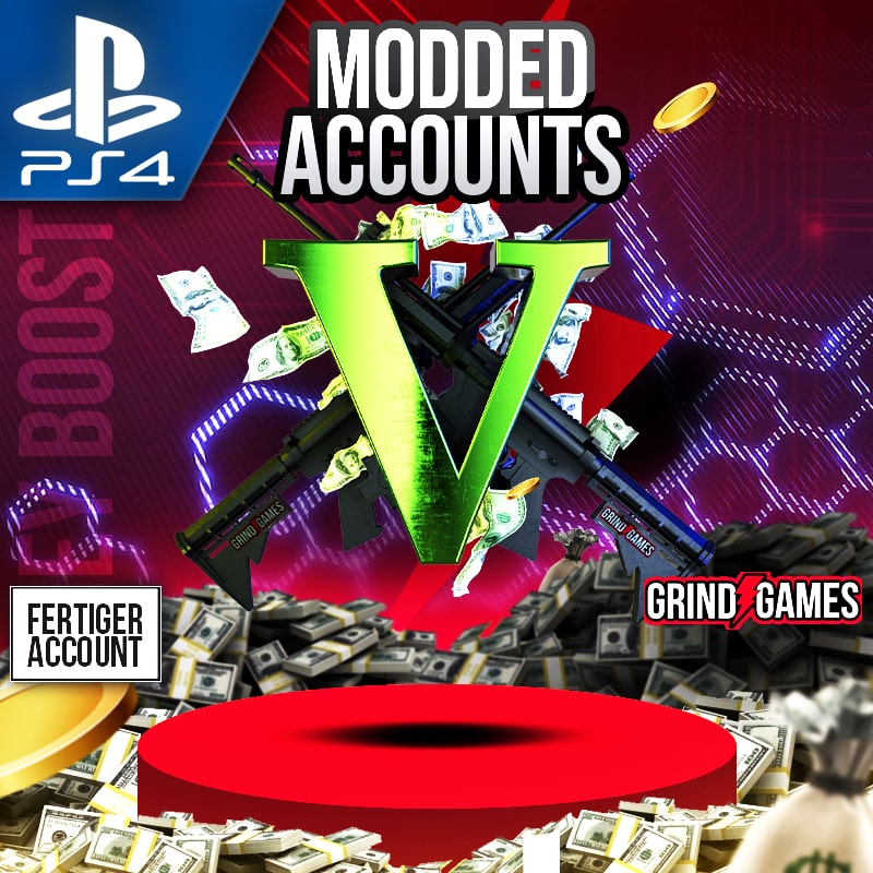 PS4 - GTA V Modded Account - Grand Theft Auto V