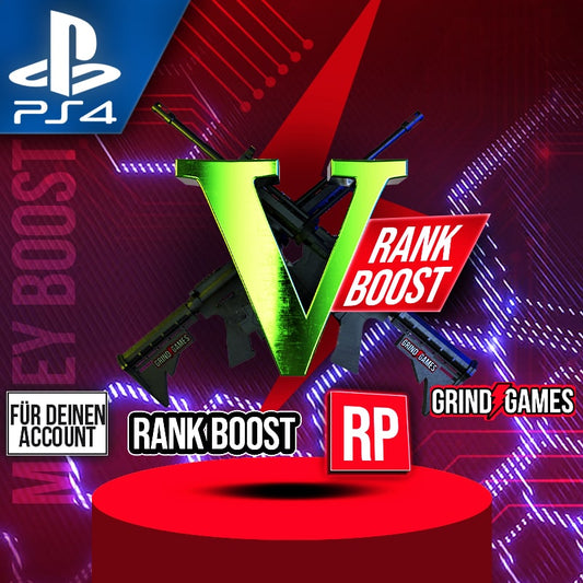 PS4 - GTA V Rank Boost (Rang 100 - Rang 300) - Grand Theft Auto V