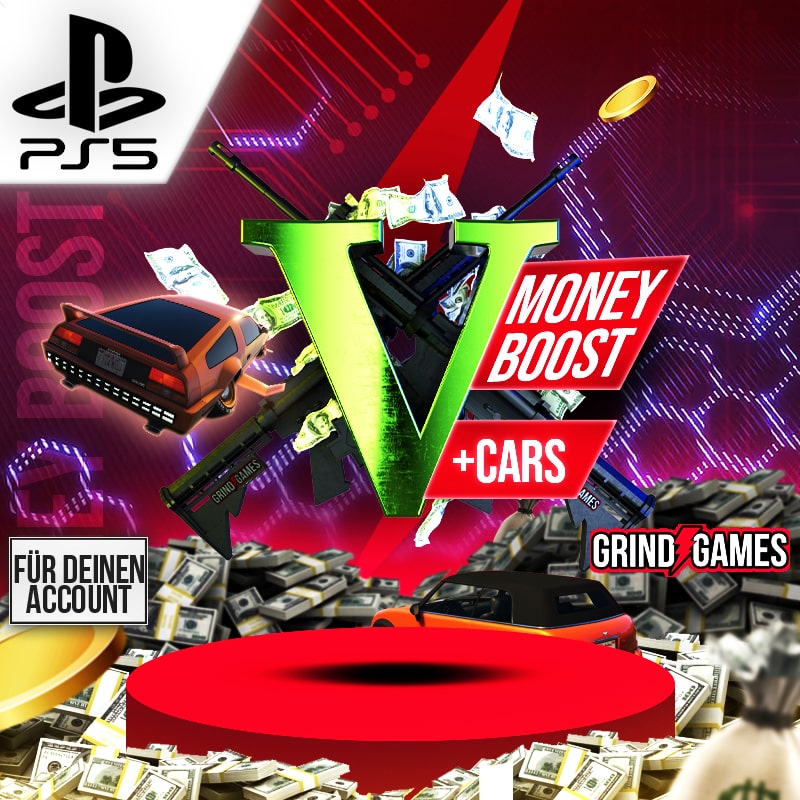 PS5 - GTA Online Cash + Cars Boost (10 Mio. - 1 Mrd. GTA$) - Grand Theft Auto V