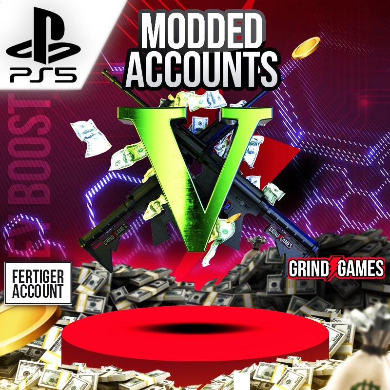 PS5 - GTA Online Modded Account - Grand Theft Auto V