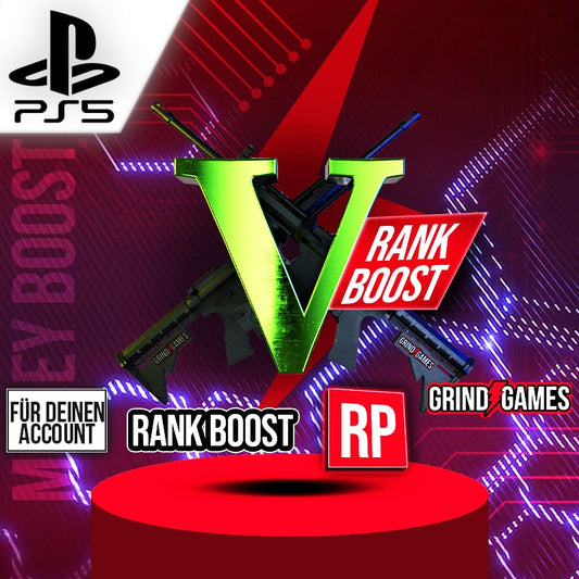 PS5 - GTA Online Rank Boost (Rang bis 300) - Grand Theft Auto V