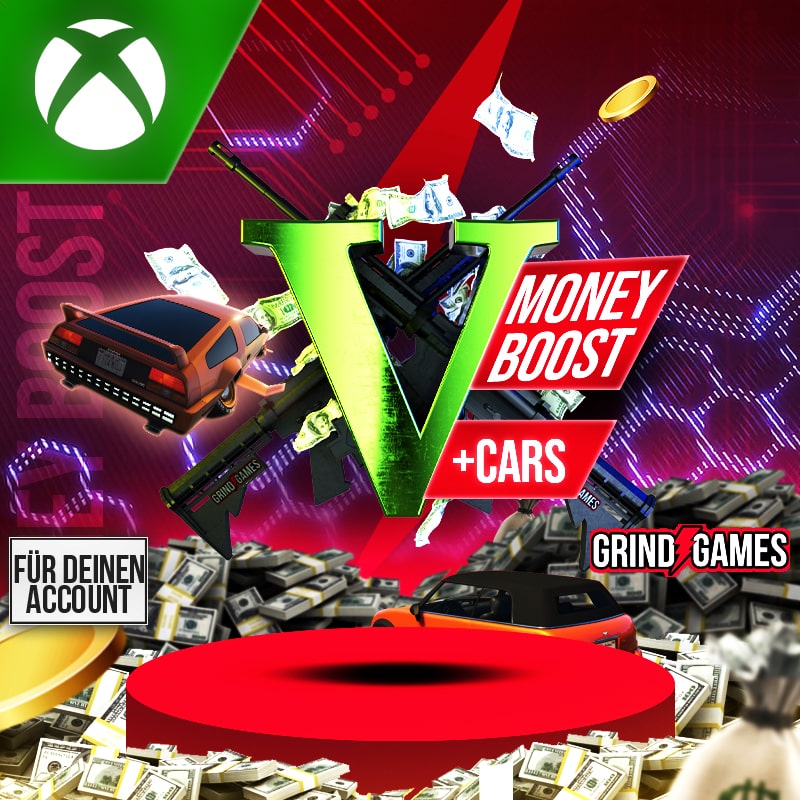 Xbox One - GTA V Cash + Car Boost (10 Mio. - 1 Mrd. GTA$) - Grand Theft Auto V