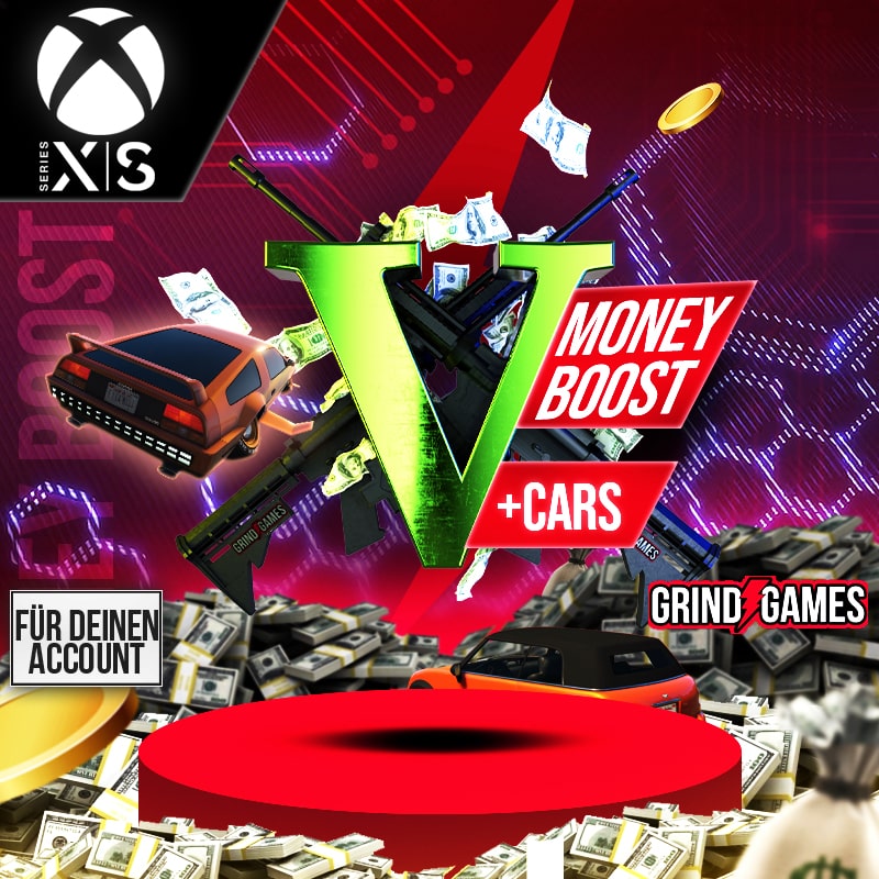 Xbox Series S | X - GTA Online Cash + Car Boost (10 Mio. - 1 Mrd. GTA$) - Grand Theft Auto V