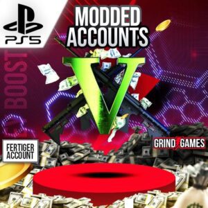 Modified PS5 accounts, money stacks, weapons and game boosts