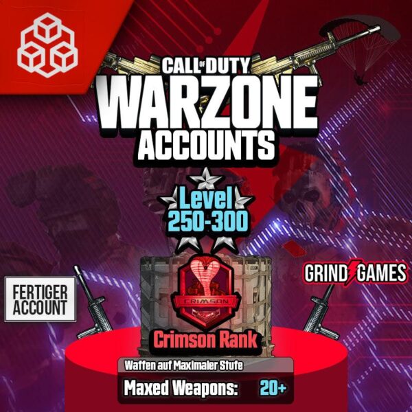 warzone ranked account crimson