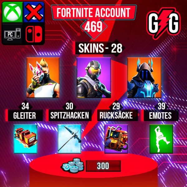 Fortnite OG Account - 28 Skins | Rogue Agent | The Ice King | Drift