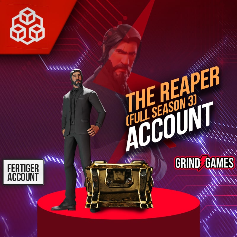 Fortnite Account - Season 3 Full + REAPER Skin - Fortnite