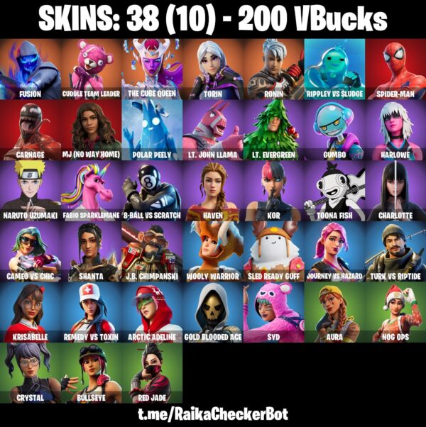 Fortnite OG Account - 38 Skins | Fusion | Ronin | Spider-Man – Bild 2