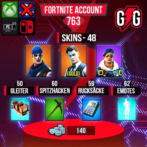 Fortnite OG Account - 48 Skins | OG STW | Gold Midas | Royale Bomber