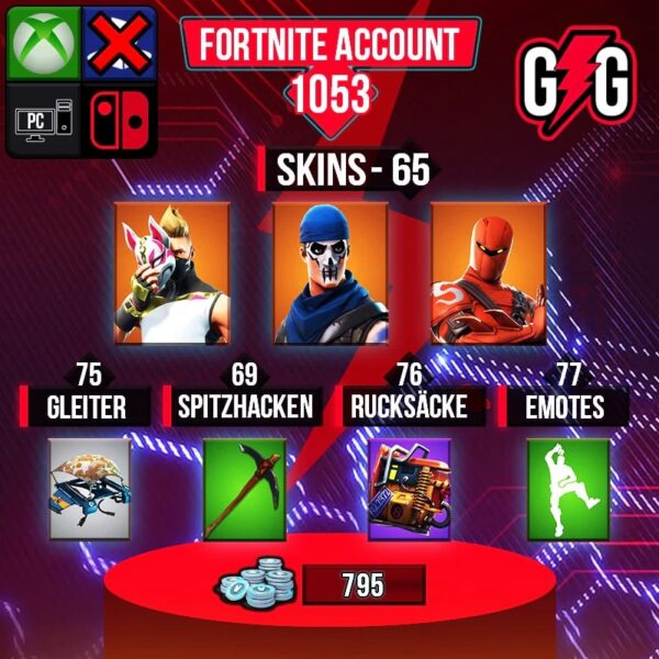 Fortnite OG Account - 65 Skins | OG STW | Drift | Hybrid