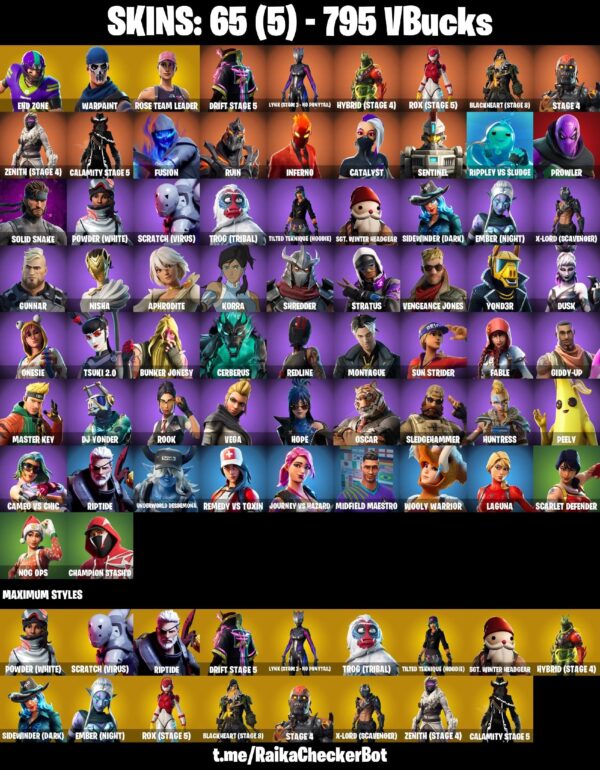 Fortnite OG Account - 65 Skins | OG STW | Drift | Hybrid – Bild 2