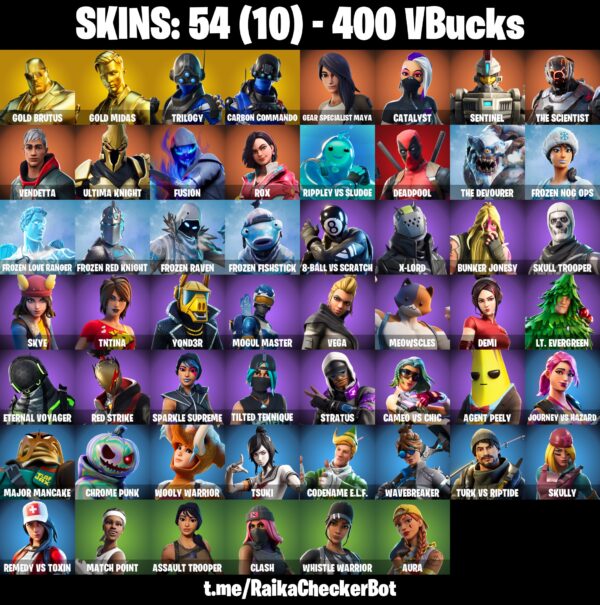 Fortnite OG Account - 54 Skins | Gold Brutus | Gold Midas | Trilogy | Fusion | Catalyst – Bild 2