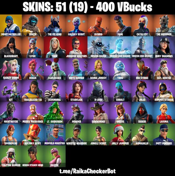 Fortnite OG Account - 51 Skins | Point Patroller | Zenith | The Ice King – Bild 2