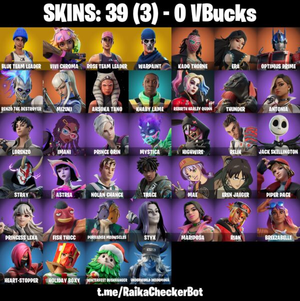 Fortnite OG Account - 39 Skins | OG STW | Blue Team Leader | Mizuki – Bild 2