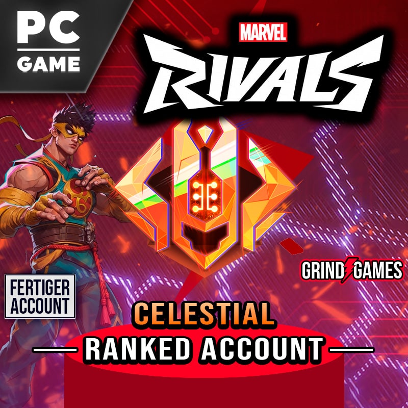 Marvel Rivals PC-Spiel, Celestial Ranked Account