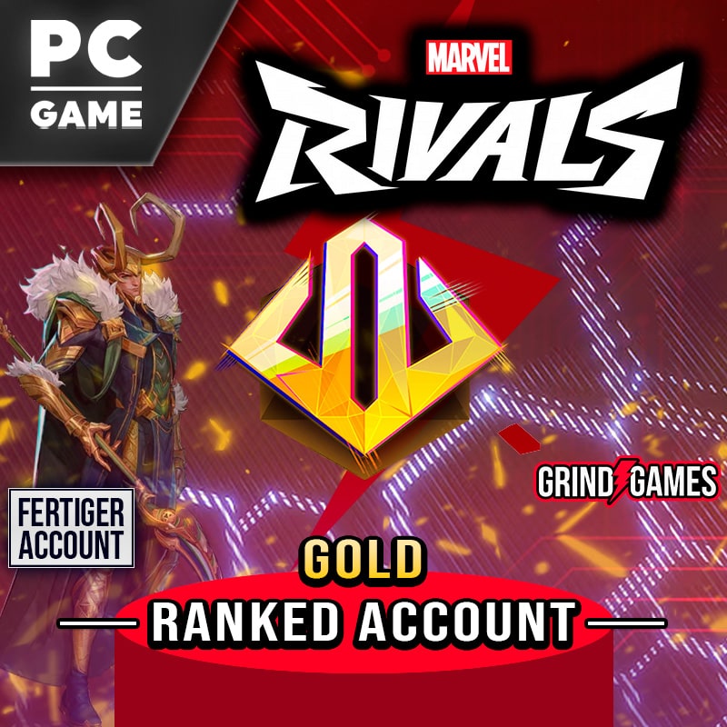 Marvel Rivals Gold Ranked Account-Angebot.