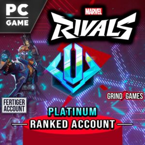 Marvel Rivals PC Game Platinum Account Graphics.
