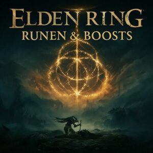 Elden Ring mit Runen und Boosts.