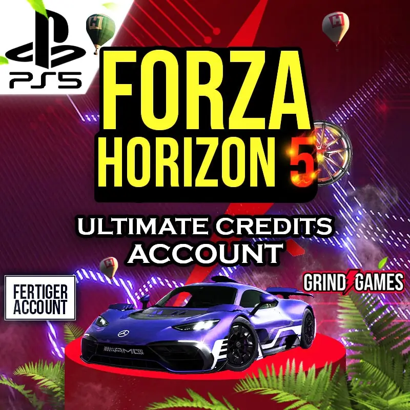 Forza Horizon 5 PS5 Credits Account mit Auto