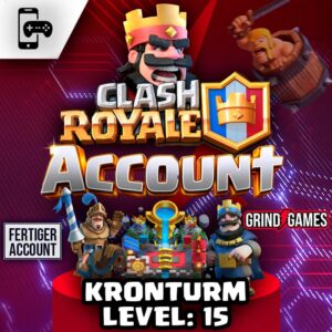 Clash Royale account level 15 display