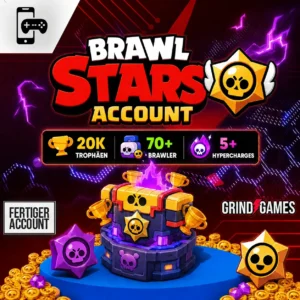 Brawl Stars Account mit 20.000 Trophäen, fertig zum Spielen