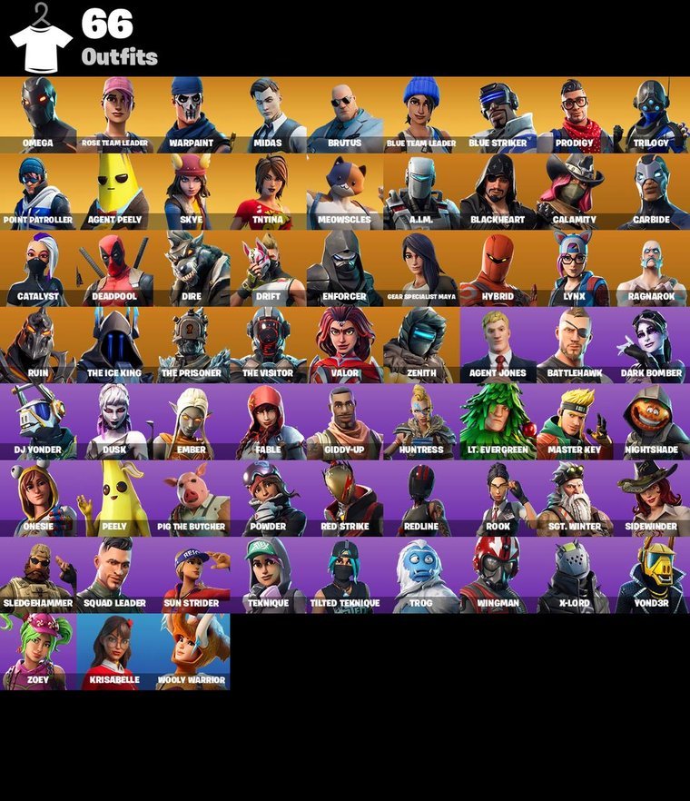 Fortnite OG Account – 66 Skins | Omega | Rose Team Leader | Warpaint