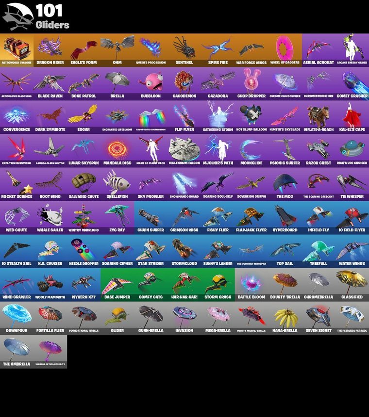 Fortnite OG Account – 116 Skins | Eternal Knight | Fade | Galaxia