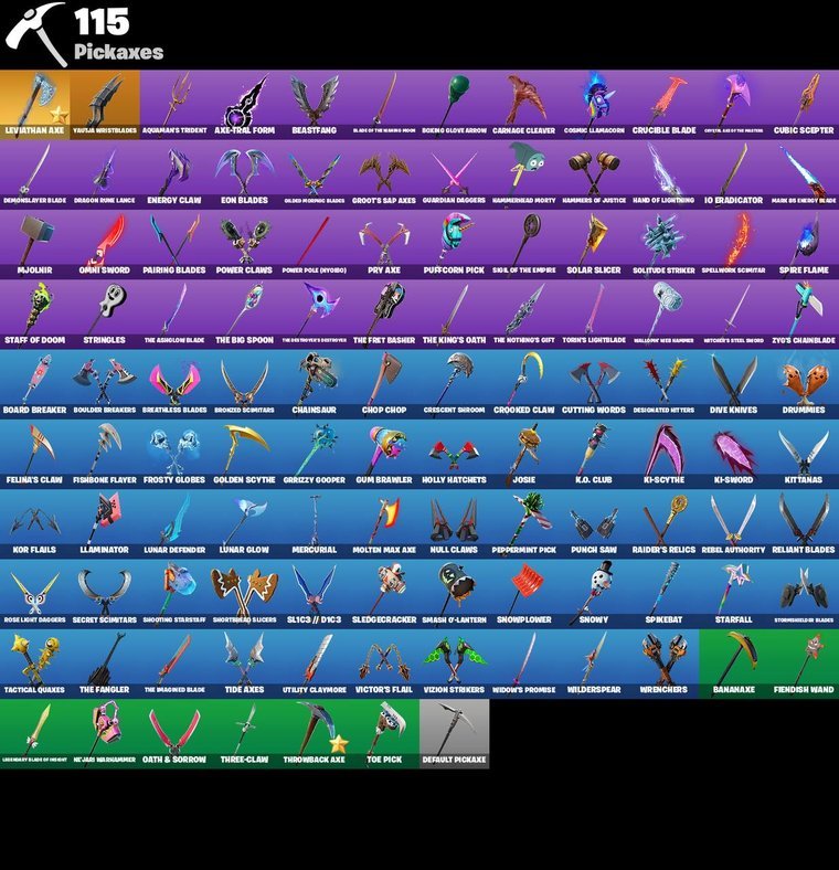 Fortnite OG Account – 116 Skins | Eternal Knight | Fade | Galaxia