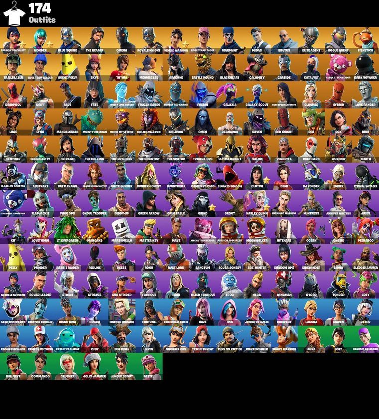Fortnite OG Account – 174 Skins | Sparkle Specialist | Wonder | Blue Squire