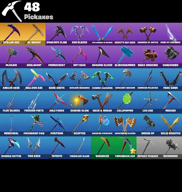 Fortnite OG Account – 54 Skins | Galaxy | Omega | Brutus