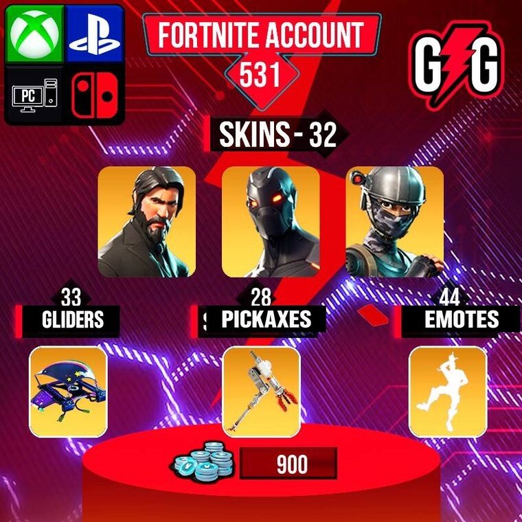 Fortnite OG Account – 32 Skins | The Reaper | Omega | Elite Agent