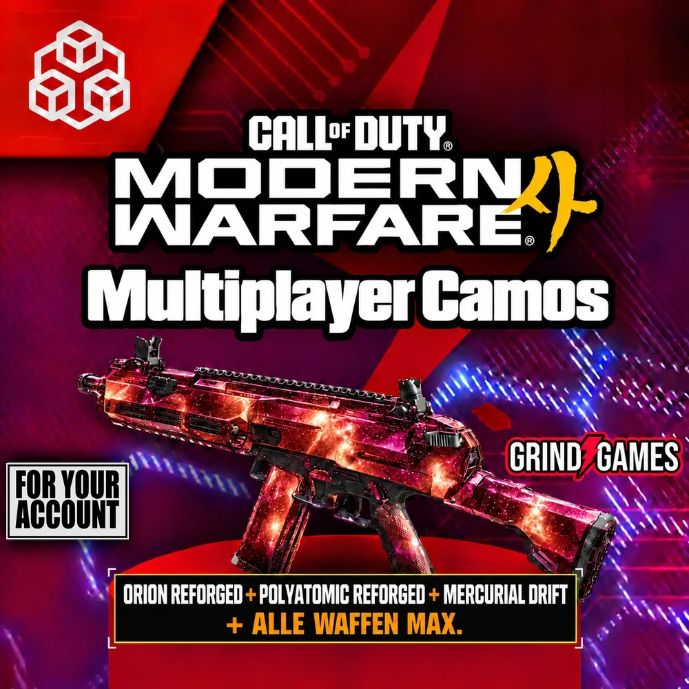 CoD MW4 Orion Reforged + Polyatomic Reforged + Mercurial Drift Camo Boost + all weapons maxed