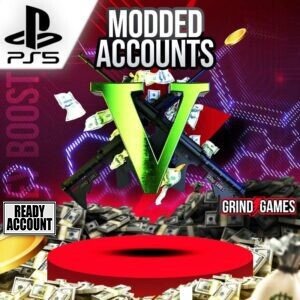 Modified PS5 accounts, stacks of cash, weapons and game boost