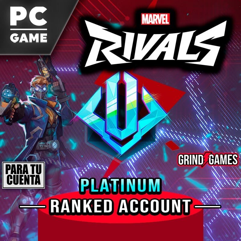 Gráfico de cuenta Platino de Marvel Rivals para PC.