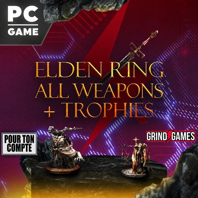 Elden Ring Toutes les armes et trophées PC
