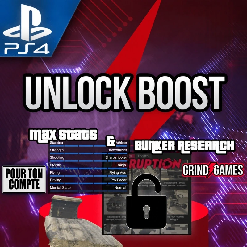 GTA Online Boost de déblocages PS4