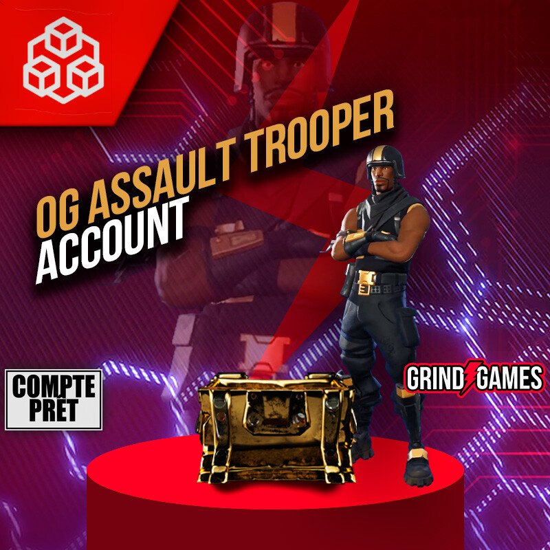 Offre de compte OG Assault Trooper prêt à jouer, Grind Games