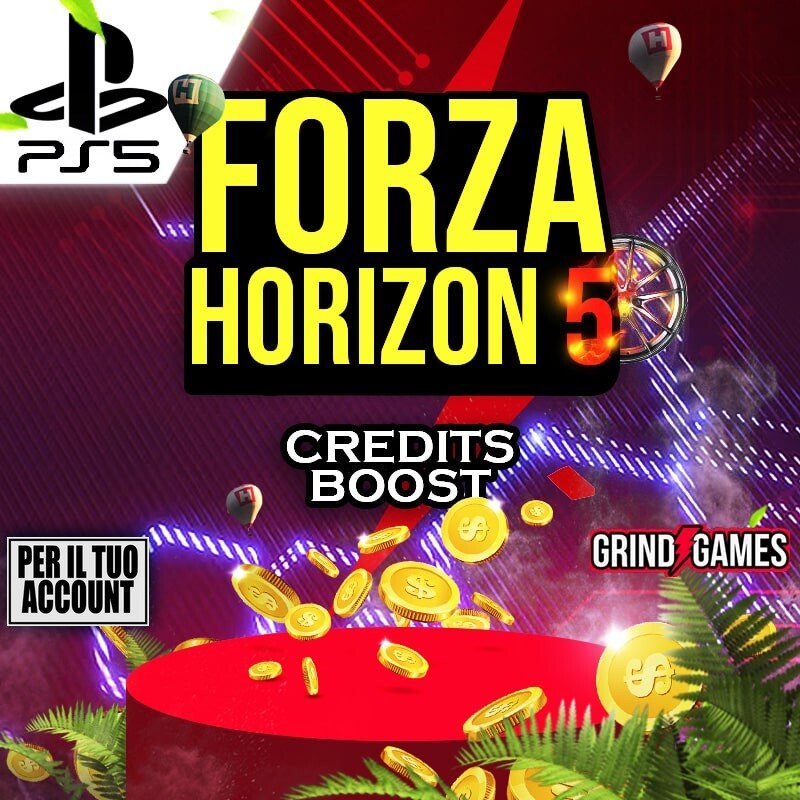 Annuncio boost crediti Forza Horizon 5 PS5