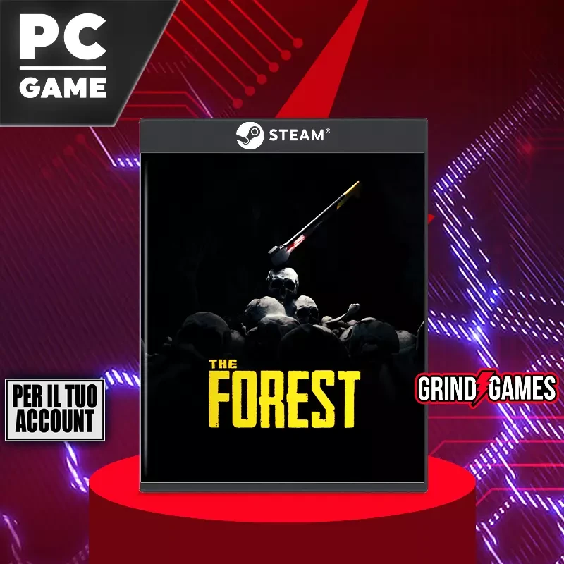 Copertina del gioco The Forest per PC su Steam.