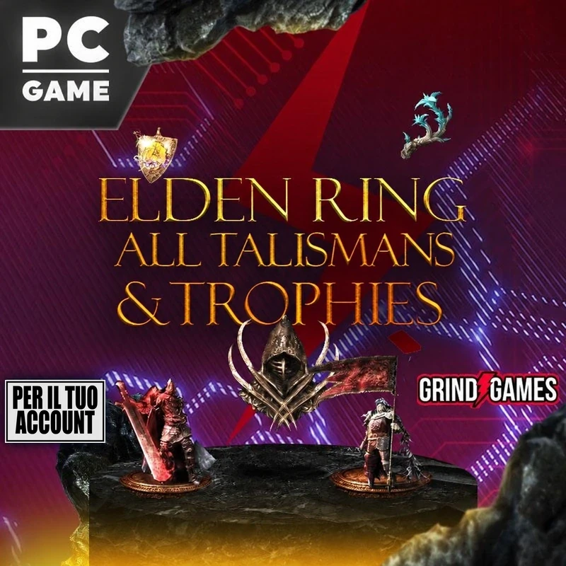 Elden Ring tutti i talismani e trofei PC