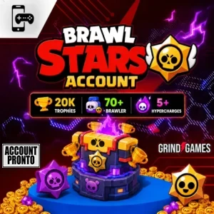 Brawl Stars Account 20K Trofei / 70+ Brawler / 5+ Hypercharges